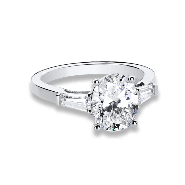 Oval 3.0 Ct. 14K Ring