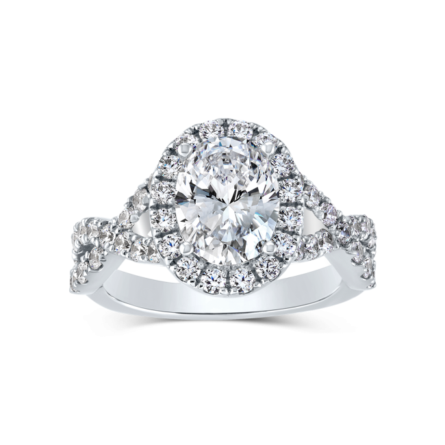 High Quality Platinum Cubic Zirconia Rings Online from Birkat