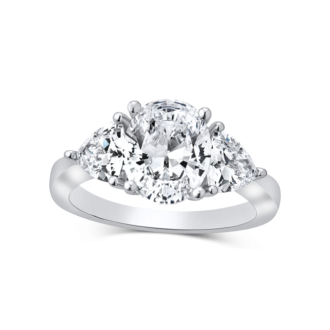 Oval 3.0 Ct. 14K Ring